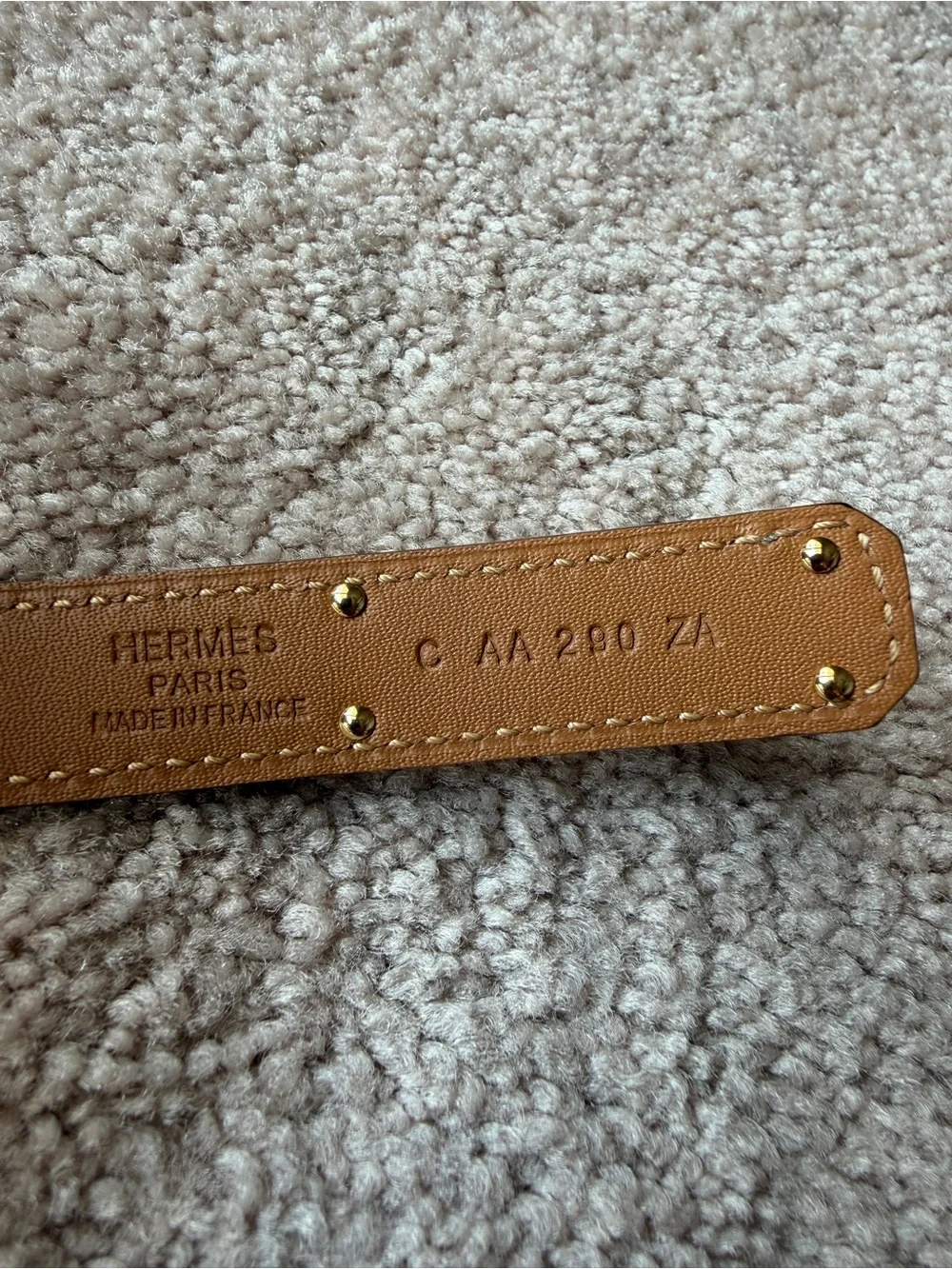 Hermès Kelly 18 Belt Gold Epsom Leather Gold Hardware Adjustable– New w/o tags